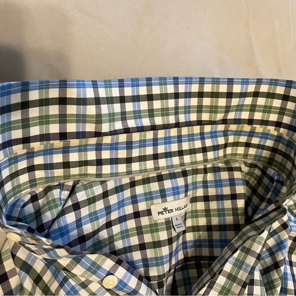 Peter Millar Button Down Dress Shirt - Picture 2 of 4